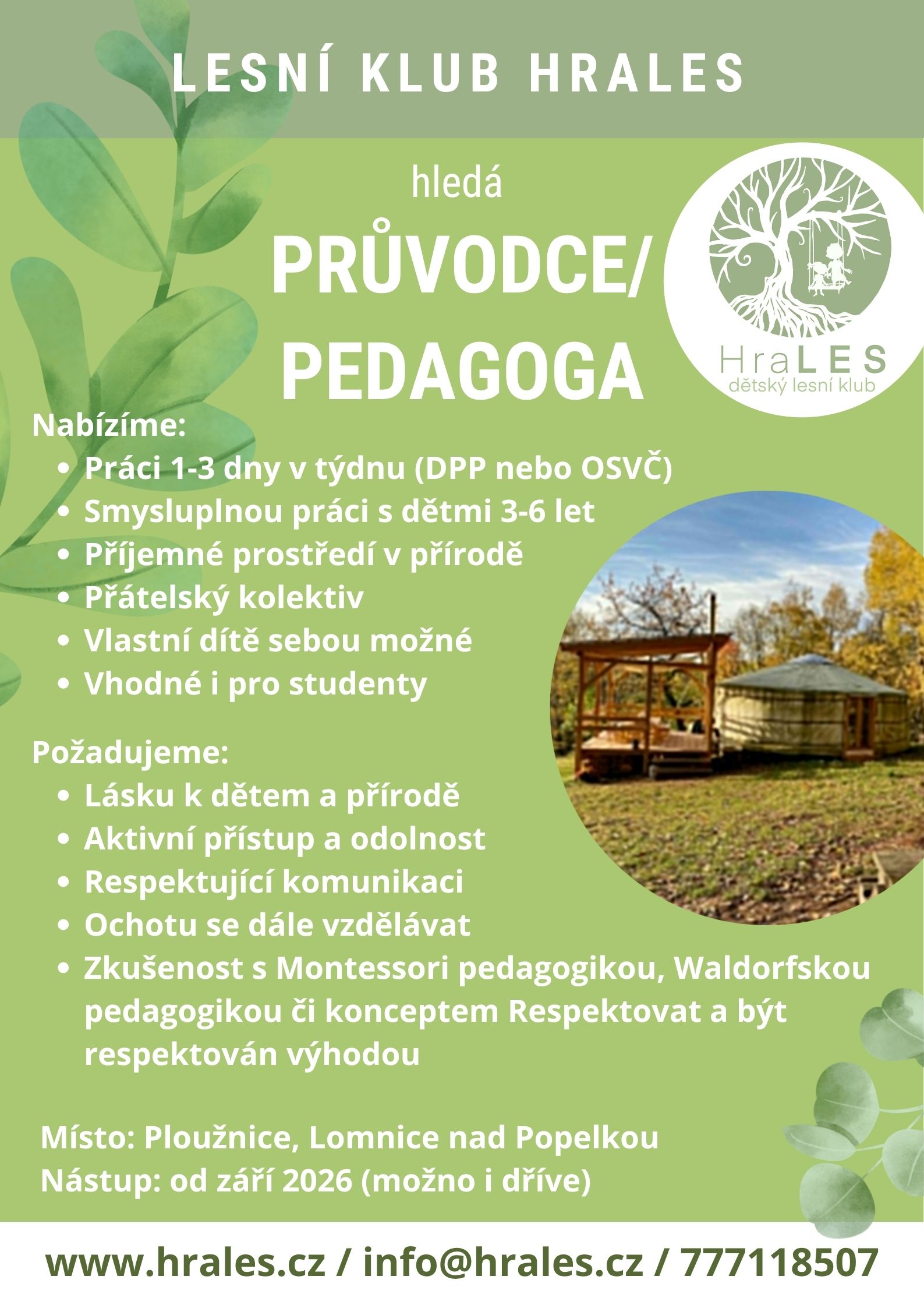 Plakát - Hledáme průvodce